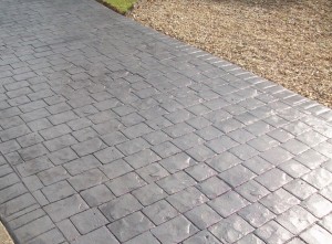 Imprinted concrete driveway worcester